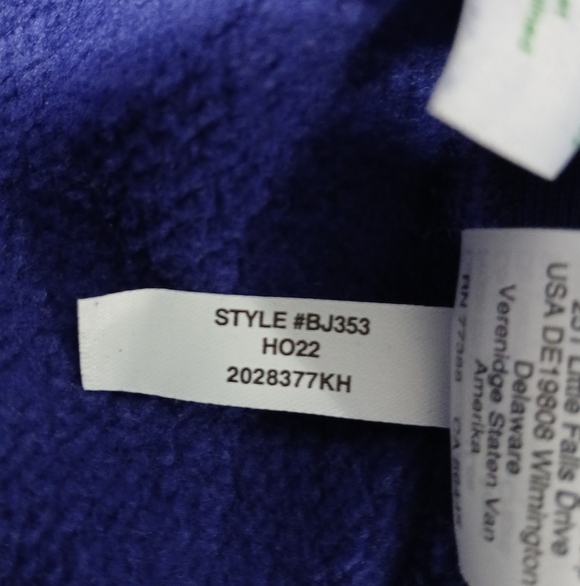 J. Crew Heritage Fleece Royal Blue 90's Vibe Hoodie. Men's Size S - Picture 11 of 11